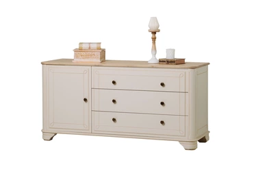 Тумба с дверкой и 3 ящиками Бетти №16