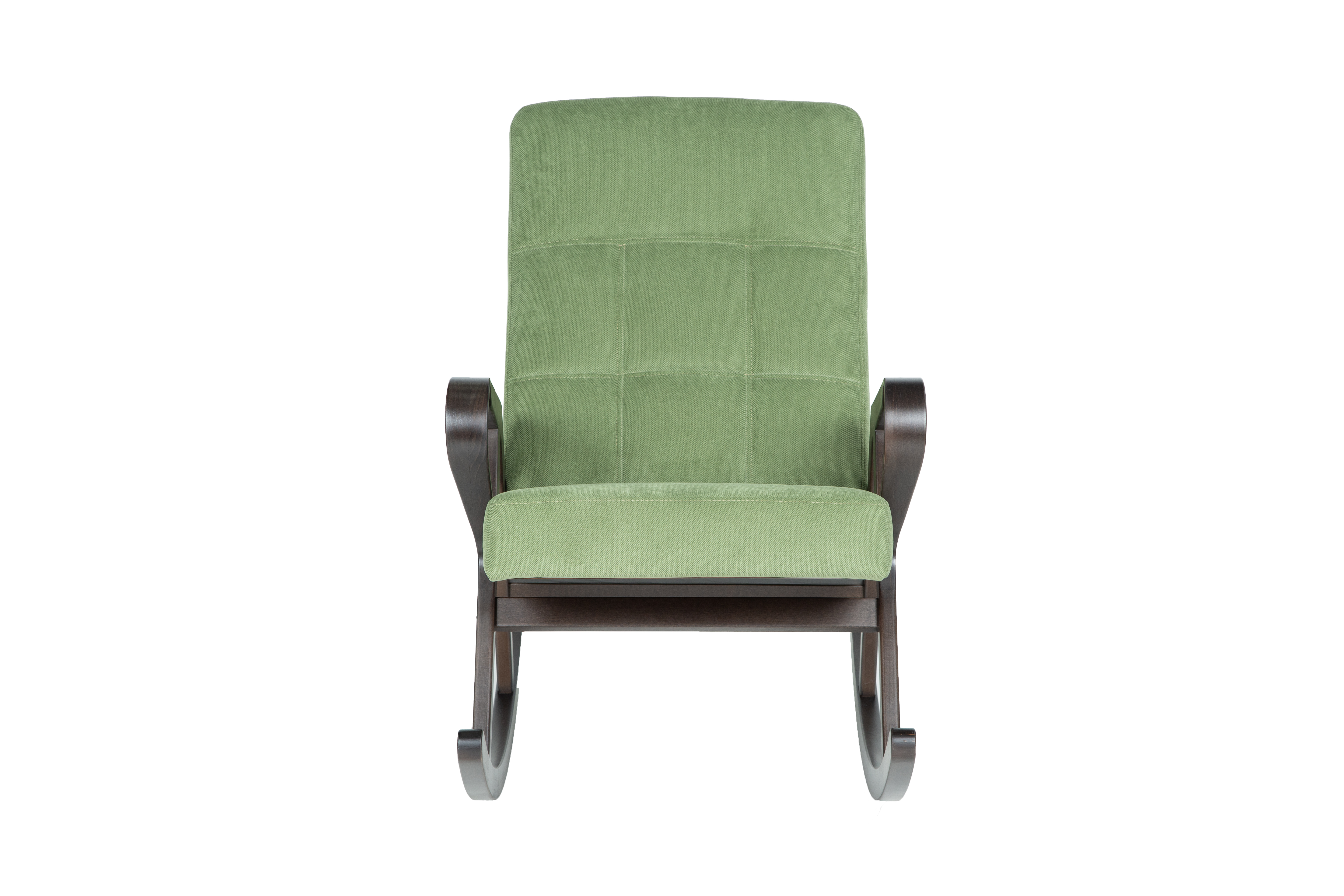 кресло-качалка Форест Фисташка каркас Орех